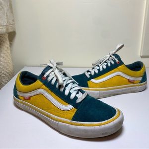 Vans Men’s Old Skool Green/Yellow shoes